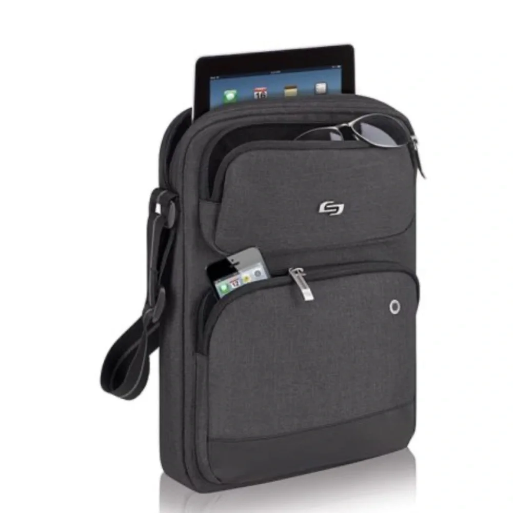 Solo New York Ludlow Universal Tablet Sling Bag, Grey NWT / LAST ONE